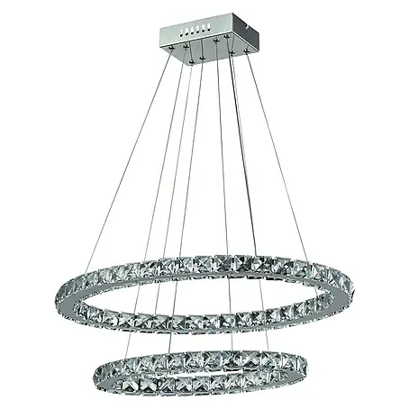 Tween Light  LED-Pendelleuchte rund Crystal
