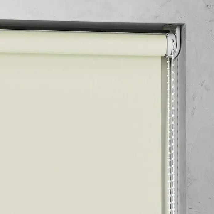 Expo Ambiente Rollo - B x H: 80 x 190 cm, Creme, Tageslichtdurchlässig - Detailaufnahme