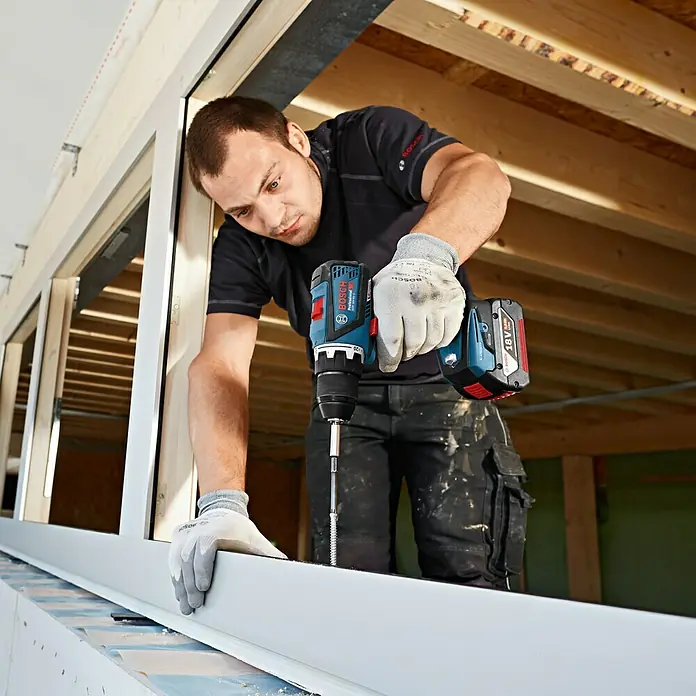 Bosch Professional Akku-Bohrschrauber GSR 18V-60 C - 18 V, Li-Ionen, Ohne Akku, Leerlaufdrehzahl: 0 U/min - 1.900 U/min - Anwendungsbeispiel
