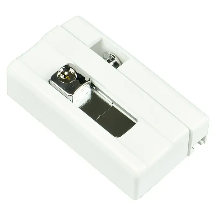 Burg-Wächter Tür- & Fensterriegel Blocksafe B1 - B x H: 68 x 117 mm, Universell einsetzbar - Vorderansicht