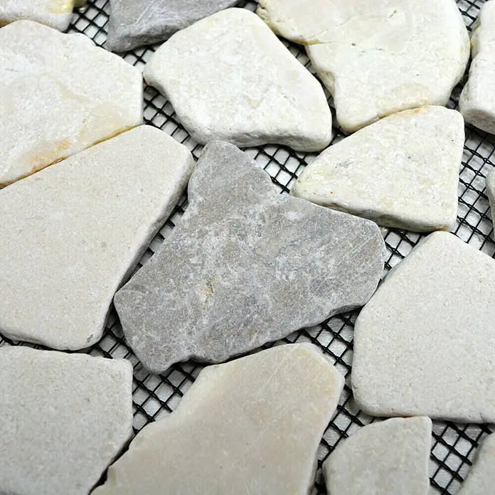 Mosaikfliese Mix CIOT 30/4013 - 31,6 x 31,6 cm, Grau, Matt
