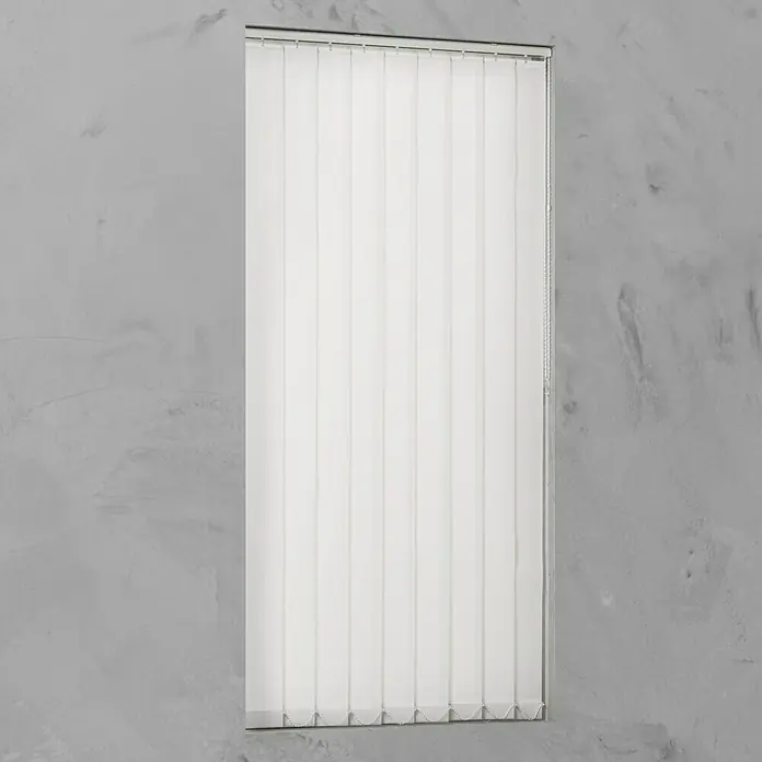 Expo Ambiente Lamellenvorhang - B x H: 100 x 240 cm, Weiß - Vorderansicht