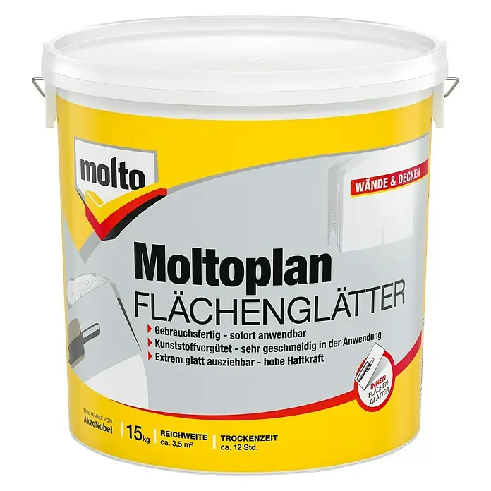 Molto Flächenglätter Moltoplan - 15 kg - Vorderansicht