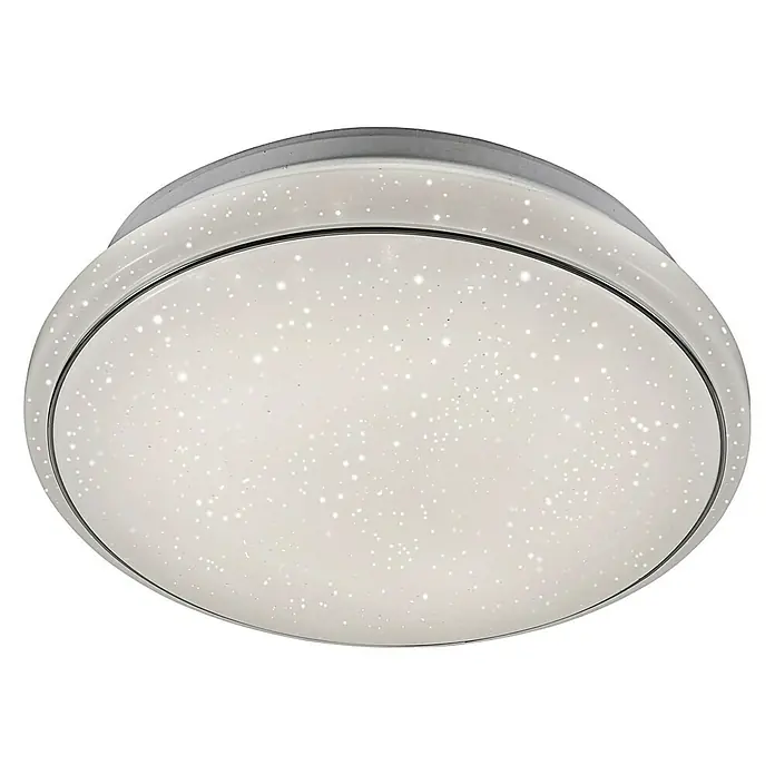 LeuchtenDirekt LED-Deckenleuchte rund Jupiter - 17 W, Weiß, Warmweiß - Ansicht von unten