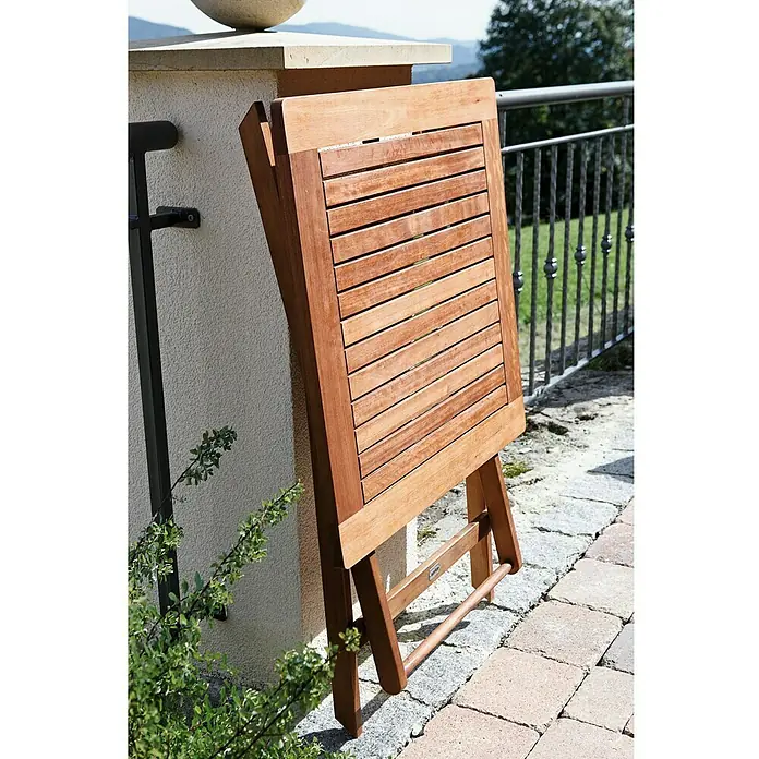 Sunfun Diana Balkonski stol - 65 x 65 cm, Tvrdo drvo