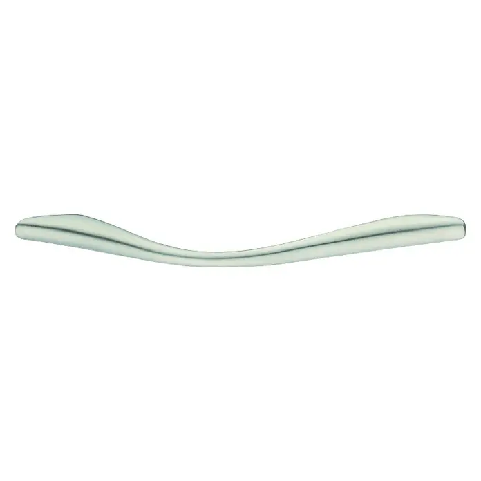 Ručka za namještaj - D x Š x V: 125 x 9 x 24 mm, Ostalo, Kromirano - Pogled sprijeda