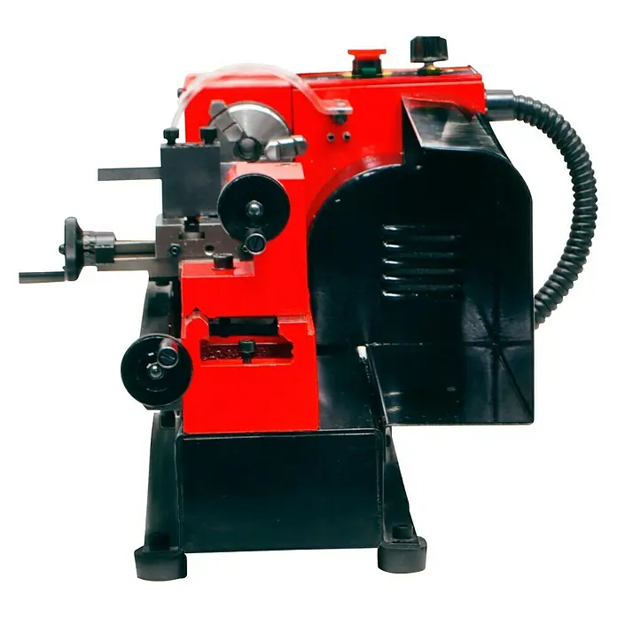 Rotwerk Drehmaschine EDM Mini C0 - Leistung: 150 W, Werkstückdurchmesser: 110 mm über Bett - Vorderansicht