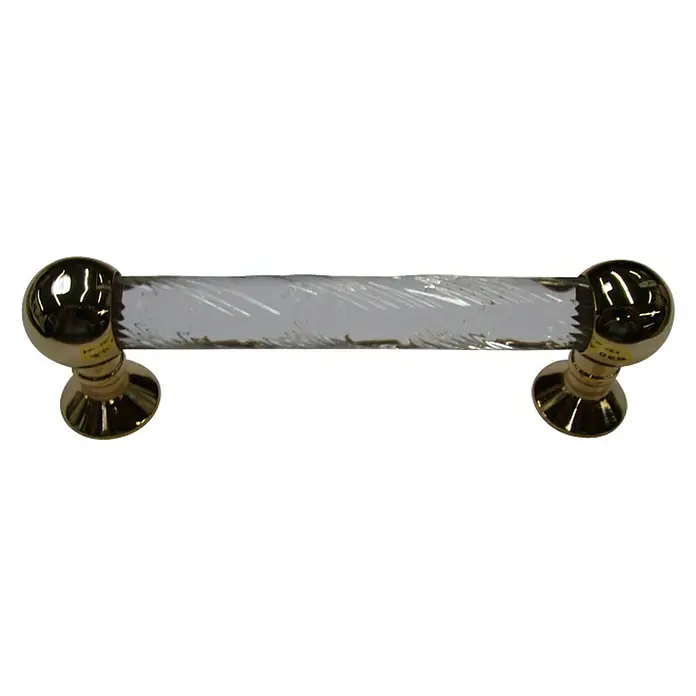 Ručka za namještaj - Staklo, Š x D: 30 x 100 mm - Pogled sprijeda