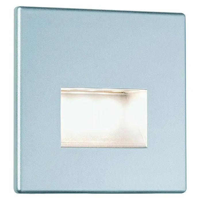 Paulmann Ugradbena LED svjetiljka Edge - 1,1 W, Topla bijela, 80 x 5 x 80 mm, Krom - Pogled sprijeda
