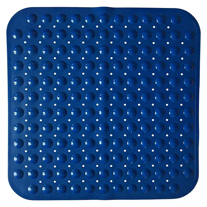 Camargue Protuklizna podloga Bubble - 54 x 54 cm, PVC, Plave boje - Pogled sprijeda