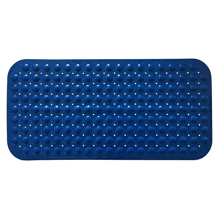Camargue Podloga za kadu - 78 x 38 cm, PVC, Plave boje - Pogled sprijeda