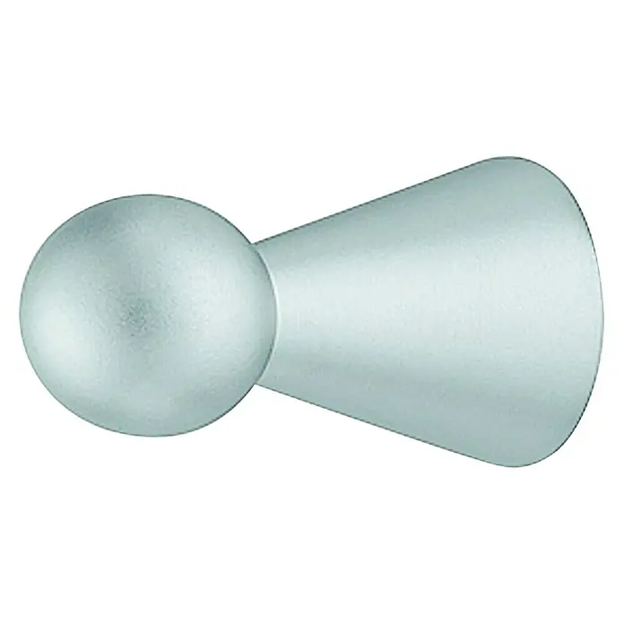 Okrugla ručka za namještaj - Ø x V: 8 x 24 mm, Ostalo, Kromirano - Pogled sprijeda