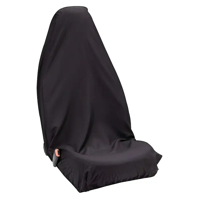 Funda para asientos de coche monoplaza - Negro, Plástico