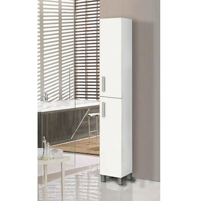 Columna Mirra - 25 x 27 x 181 cm, Blanco