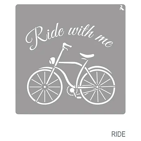 La Pajarita  Plantilla decorativa Stencil Ride