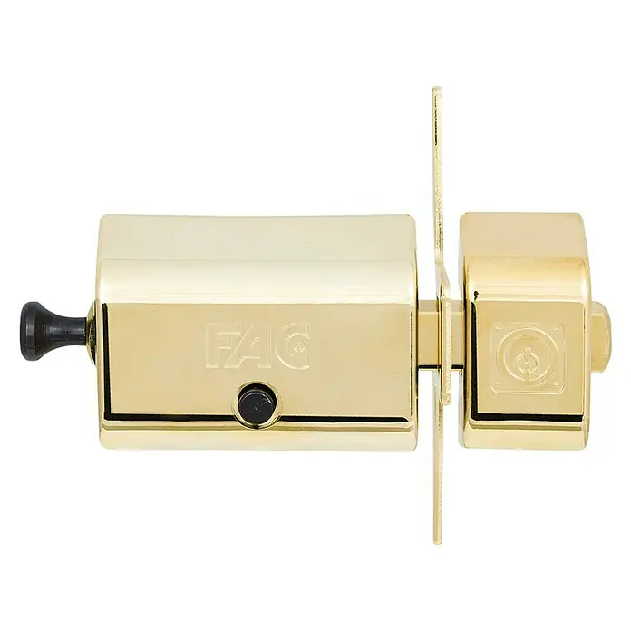 FAC Cerrojo UVE Magnet - L x An x Al: 169 x 40 x 29,5 mm, Oro