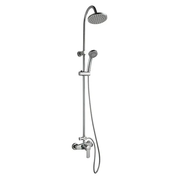 Rousseau Sistema de ducha Radiance - Con grifo monomando, Número de tipos de chorro: 1 ud., Cromo
