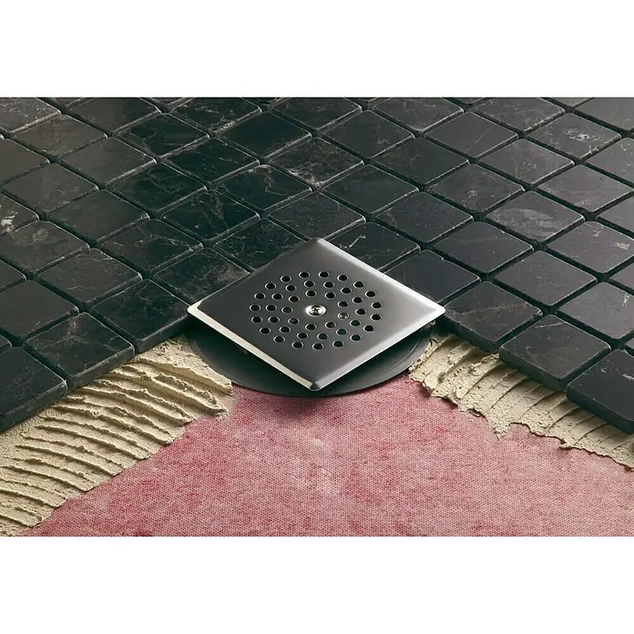 Camargue Plato de ducha de obra 150 x 200 cm - Material rejilla: Acero inoxidable