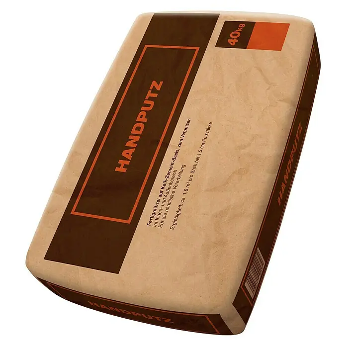 Kalk-Zement Handputz - 40 kg, Körnung: 0 mm - 4 mm