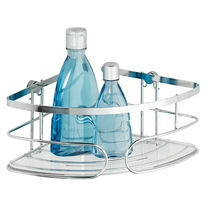 Wenko Cesta de baño angular honda Premium - L x An x Al: 19 x 19 x 10 cm