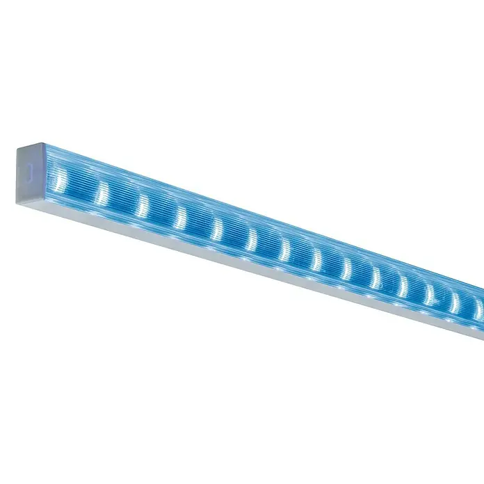 Paulmann Perfil en U con difusor para tiras LED - L x An x Al: 2 m x 2,3 cm x 1,5 cm, Aluminio