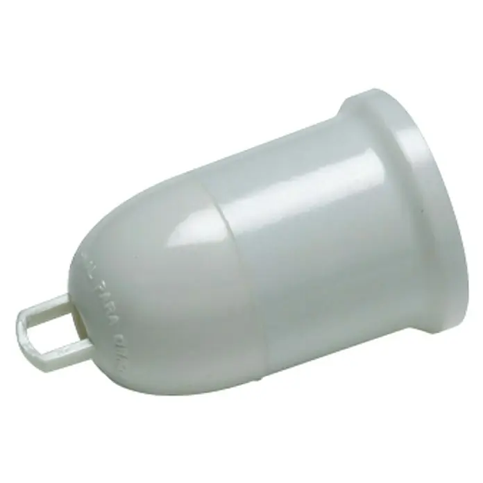 Famatel Casquillo para lámparas 175 - E27, Blanco, Baquelita