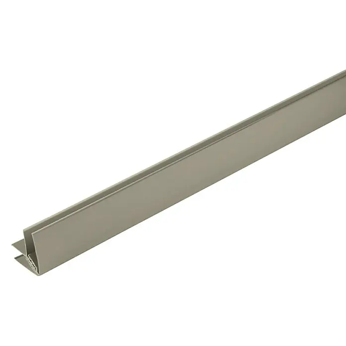 Grosfillex Perfil de esquina gris - Gris, 2,6 m x 11 mm x 20 mm
