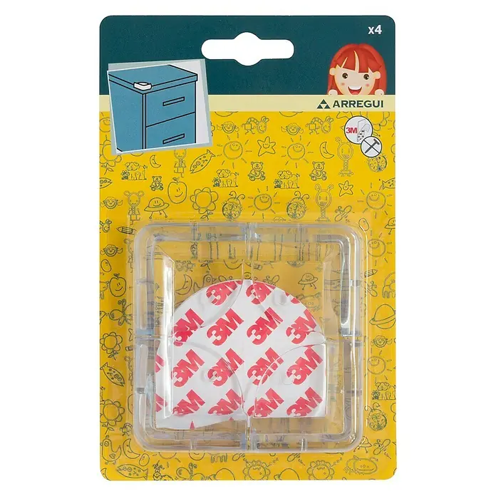 3M Protector para esquina - 4 x 4 cm, 4 uds.