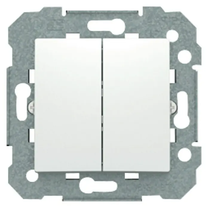 BJC Viva Conmutador doble - Blanco, Plástico