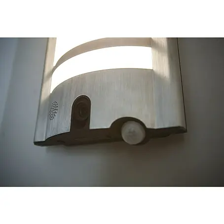 Aplique exterior LED con sensor y cámara HD VESTA