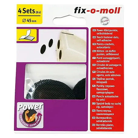 Fix-o-moll  Gumb na čičak Power