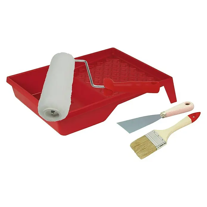 Kit para pintar con rodillo y pintura al agua - 4 piezas - Vista descendente
