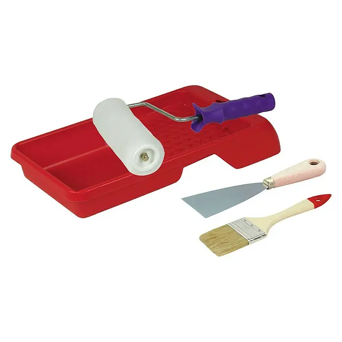 Kit para pintar con rodillo esmaltar y barnizar - 4 pzs. - Vista descendente