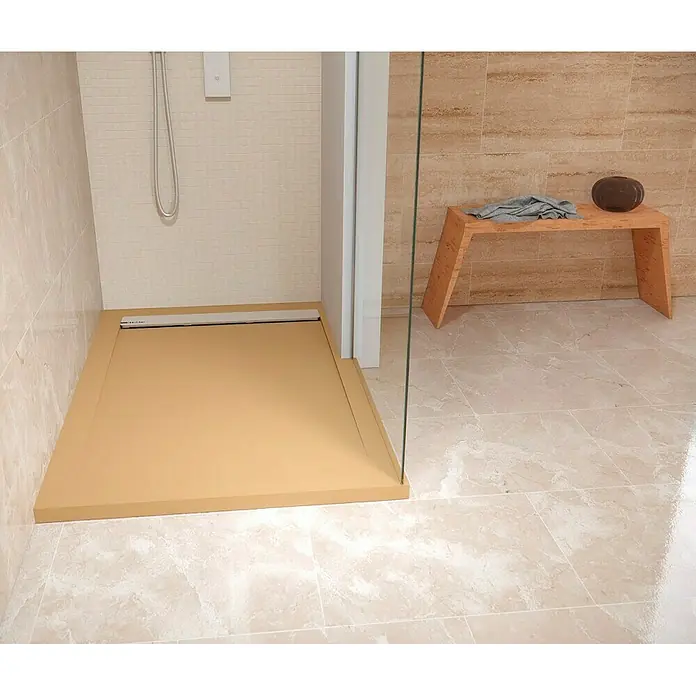 Torvisco Plato de ducha Karma - L x An: 70 x 120 cm, Tortora
