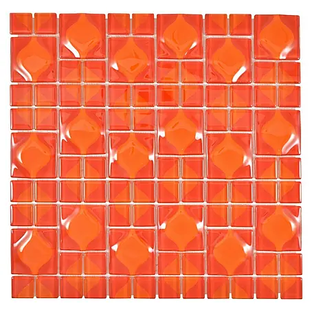 Mosaikfliese Quadrat WAVY 25