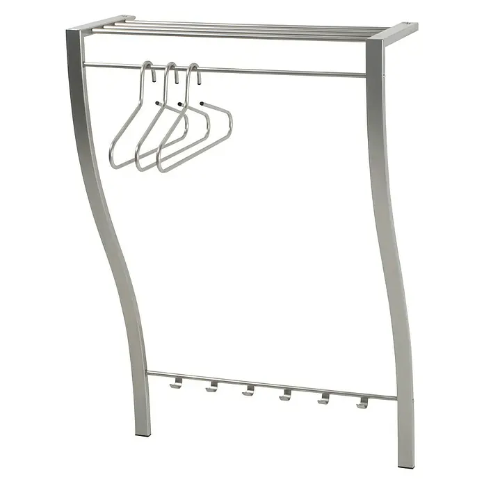 Spinder Design Garderobenleiste Carve 1 - Anzahl Haken: 6 Stk., L x B x H: 29 x 75 x 113 cm - Rechte Seitenansicht