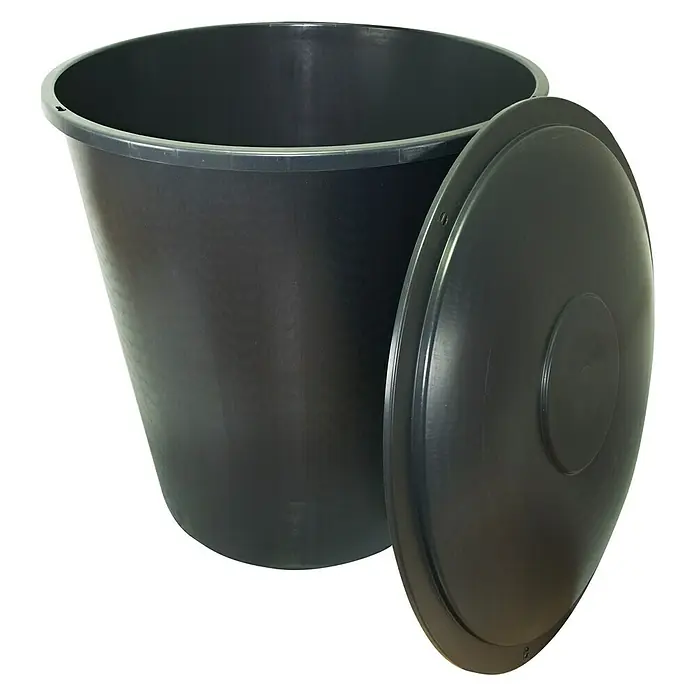Regentonne - 200 l, Anthrazit, Rund