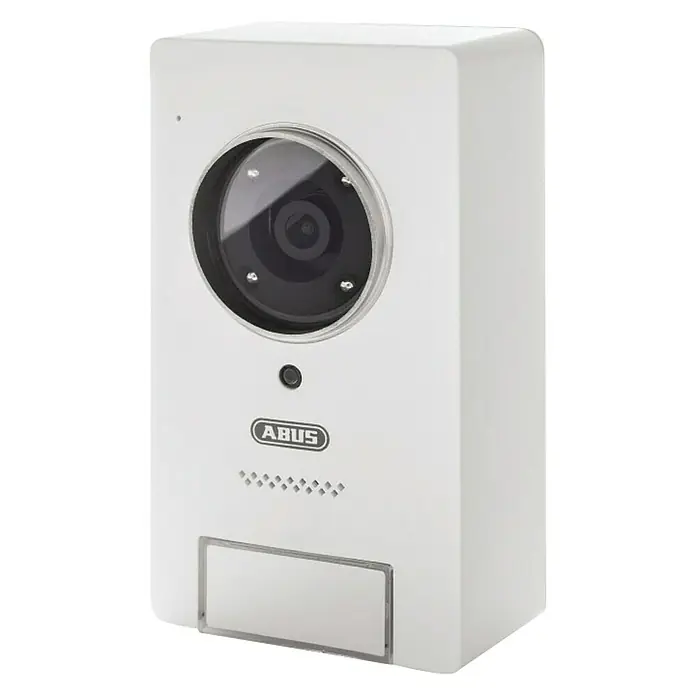 Abus Smartvest Video deurintercom PPIC35520 - 3-gezinswoning, l x b x h: 45,6 x 81,5 x 142 mm, 1.920 x 1.080 pixel (Full HD), IP54 - Zijaanzicht links