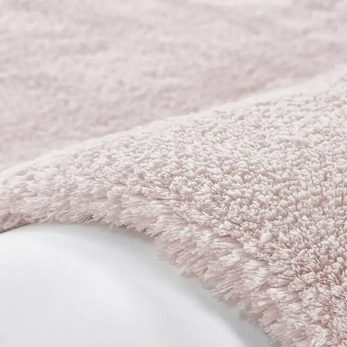 Kayoom Hochflorteppich Bali - Puderrosa, L x B: 150 x 80 cm, 100 % Polyester - Detailaufnahme