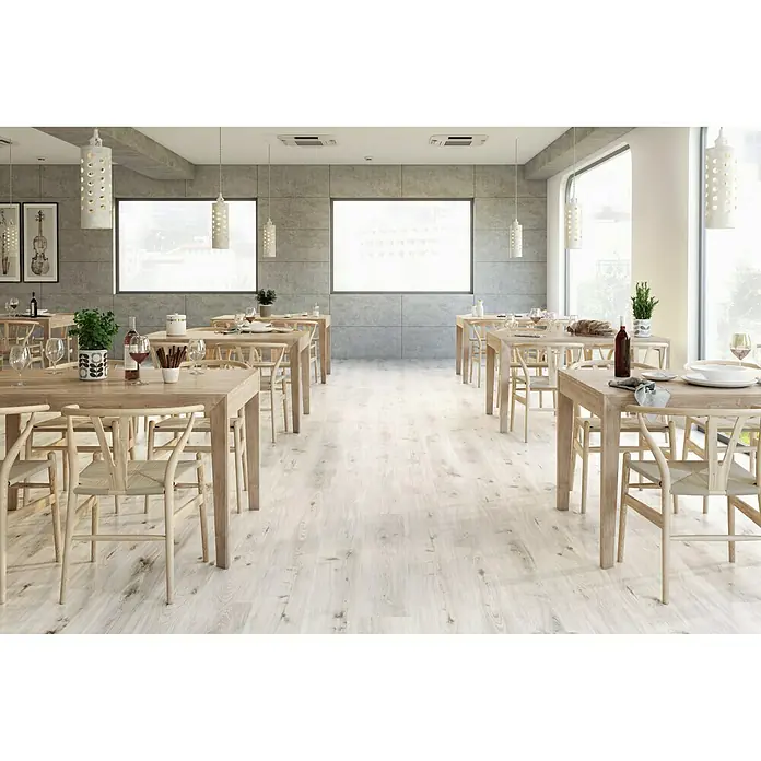 LOGOCLIC Laminado AC5-33 Roble Polar - 1.200 x 196 x 8 mm, AC5
