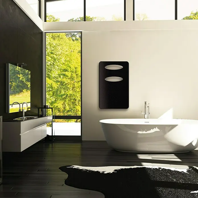Cicsa Radiador toallero Arte - 49 x 119 cm, Antracita