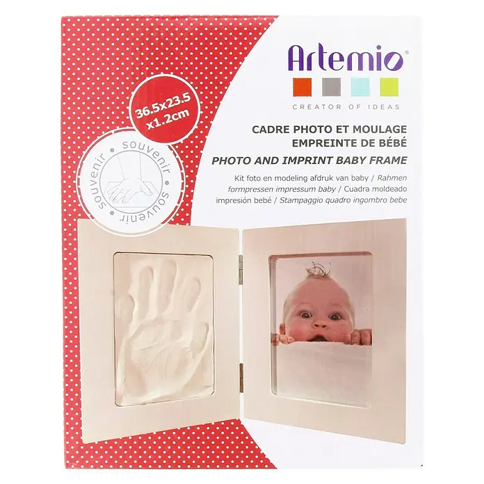 Artemio Marco de fotos imprenta kit - Natural/marrón claro, Madera, 23,5 x 36,5 cm
