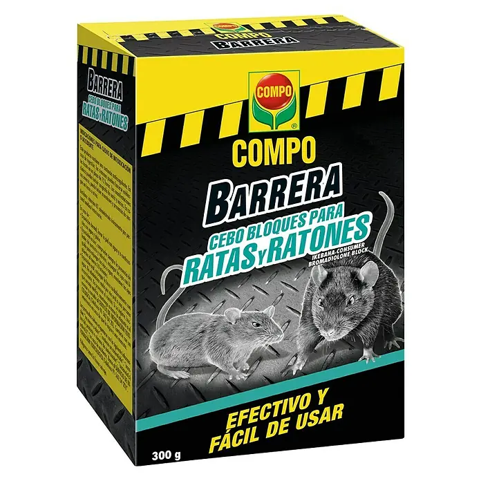 Compo Cebo para roedores en bloque - 300 g
