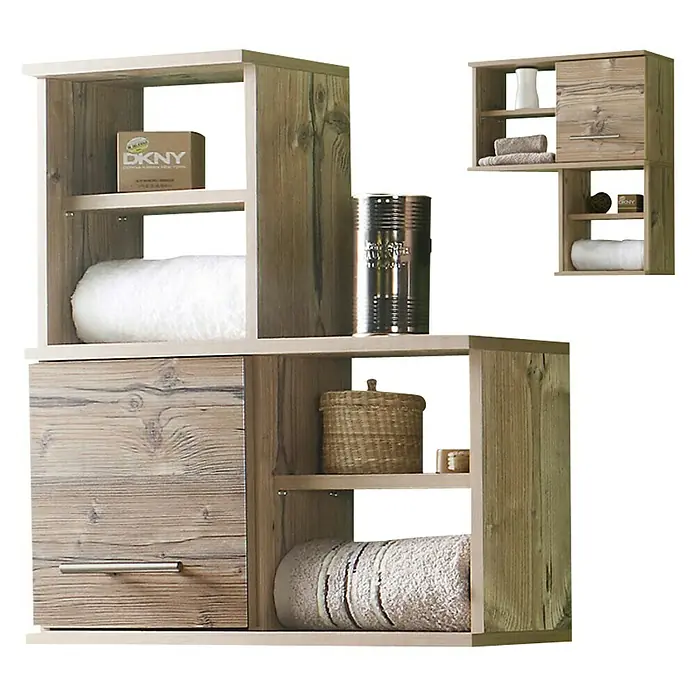 Schildmeyer Isola Regal - 60 x 20,5 x 65 cm, Silberfichte - Anwendungsbeispiel