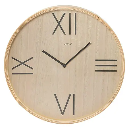 Reloj de pared redondo madera