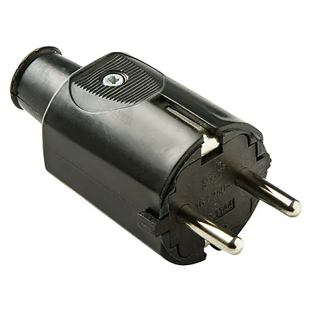 Famatel  Clavija de goma 2 P+TT