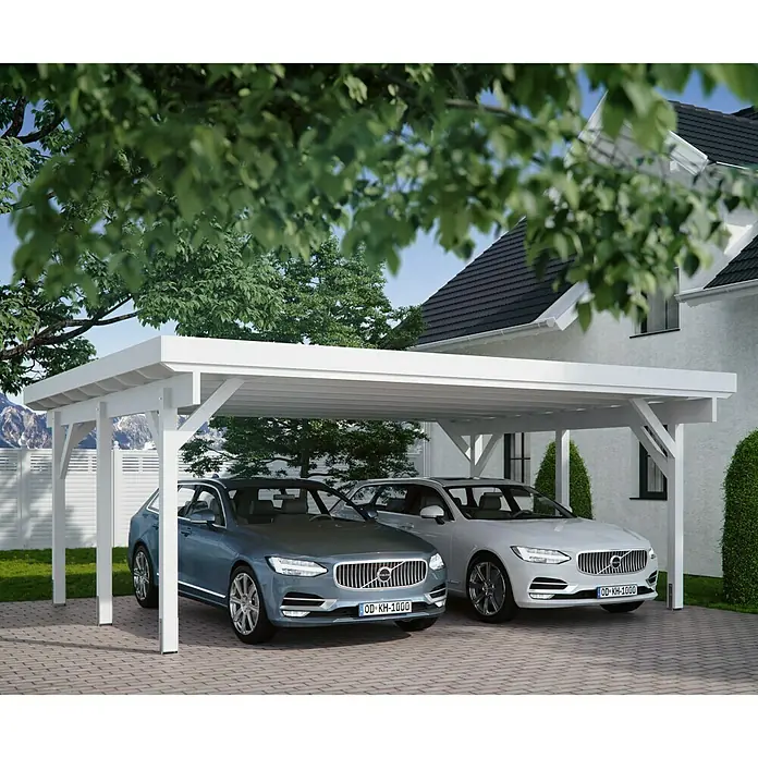 Carport KH 310 - 5,04 x 6,34 m, Einfahrtshöhe: 2,13 m