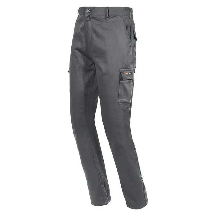 Industrial Starter Pantalones de trabajo Easystretch - Algodón 100%, XL, Gris