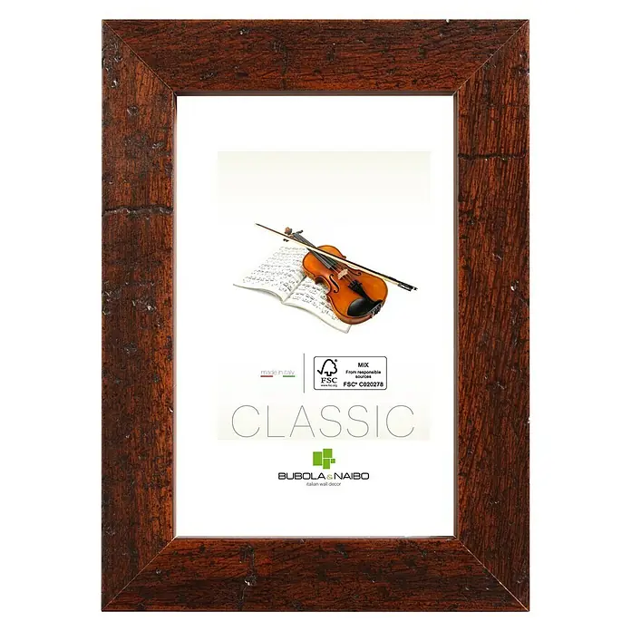 Marco de fotos Classic - Rústico manchado, 29,7 x 42 cm / DIN A3, Madera - Vista frontal