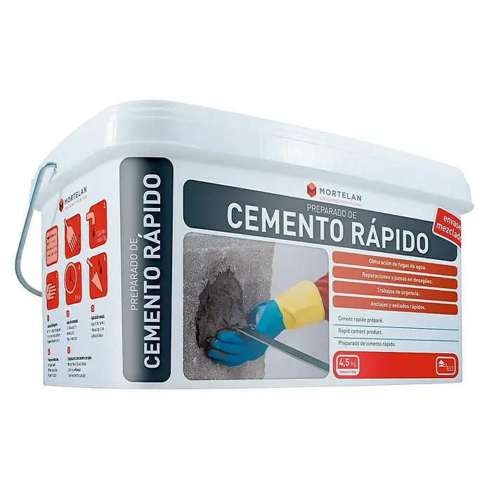 Gecol Cemento rápido Mortelan - 4,5 kg
